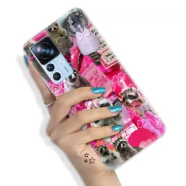 etui-do-xiaomi-12t-pancerne-nowoczesne-trendy-pink-cute-animals-hit-wzory