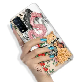 etui-do-vivo-y11s-pancerne-nowoczesne-trendy-pink-funny-animals-hit-wzory