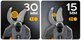 sekator-akumulatorowy-bezszczotkowy-elektryczny-nozyce-do-galezi-30mm-2xaku-stan-nowy-zasilanie-elektryczne-akumulatorowe