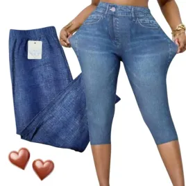 leginsy-3-4-imitacja-jeans-jasny-elastyczne-wygodne-rybaczki-48-50-4xl-5xl