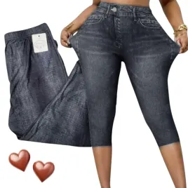 leginsy-3-4-imitacja-jeans-ciemny-elastyczne-wygodne-rybaczki-40-42-l-xl