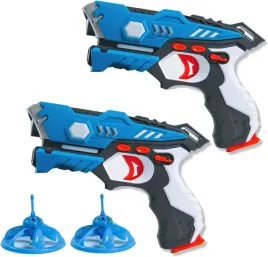 pistolet-na-podczerwien-laserowy-karabin-paintball-zestaw-2szt-ruchomy-cel