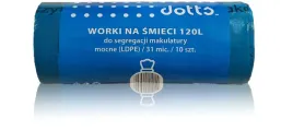 worki-na-smieci-120l-10szt-dotts-do-segregacji-makulatury-nadruk-mocne