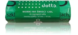 worki-na-smieci-120l-10szt-dotts-do-segregacji-szkla-nadruk-mocne-ldp
