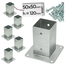 6-x-podstawa-slupa-50x50-przykrecana-kwadratowa-wkrety-do-montazu