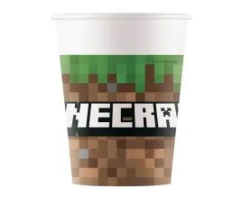 kubki-papierowe-jednorazowe-minecraft-200ml-8szt