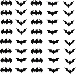 batman-nietoperze-40szt-czarne-naklejki-ozdobne