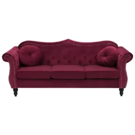 sofa-3-osobowa-welurowa-burgundowa-skien-lumarko