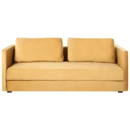 sofa-rozkladana-welurowa-zolta-eksjo-lumarko