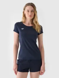 4f-t-shirt-slim-gladki-damski-tsd001b-granatowy-rozmiar-xl