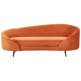 sofa-welurowa-pomaranczowa-savar-lumarko