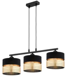 lampa-wiszaca-sufitowa-abazur-zyrandol-czarno-zloty-led