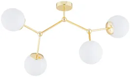 zlota-lampa-wiszaca-sufitowa-zyrandol-biale-kule-milo-led-e27