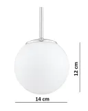 lampa-scienna-kinkiet-chrom-biala-kula-milo-led-e27-dlugosc-wysokosc-15-cm