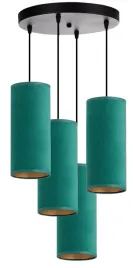 lampa-wiszaca-abazur-tuba-welur-wybor-kolorow-czarny-zielony-bezowy-szary