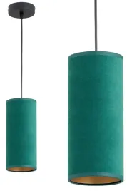 lampa-wiszaca-abazur-tuba-welur-wybor-kolorow-czarny-zielony-bezowy-szary