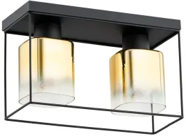 lampa-sufitowa-wiszaca-klatka-zlote-klosze-edison-retro-led