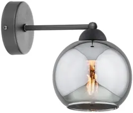 lampa-scienna-kinkiet-szklana-czarna-kula-chrom-dior-led-e27