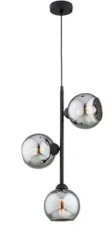 lampa-wiszaca-sufitowa-zyrandol-czarna-kula-chrom-dior-led-e27