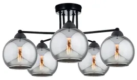 lampa-wiszaca-sufitowa-zyrandol-czarna-kula-chrom-dior-led-e27