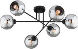 lampa-wiszaca-sufitowa-zyrandol-czarna-kula-chrom-dior-led-e27
