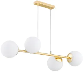 zlota-lampa-wiszaca-sufitowa-zyrandol-biale-kule-milo-led-e27