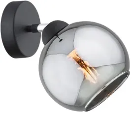 lampa-scienna-kinkiet-szklana-czarna-kula-chrom-dior-led-e27