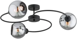 lampa-wiszaca-sufitowa-zyrandol-czarna-kula-chrom-dior-led-e27