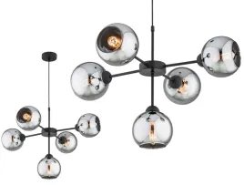 lampa-wiszaca-sufitowa-zyrandol-czarna-kula-chrom-dior-led-e27
