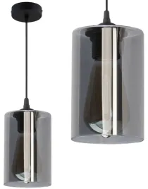 szklana-lampa-wiszaca-sufitowa-tuba-chrom-led-loft