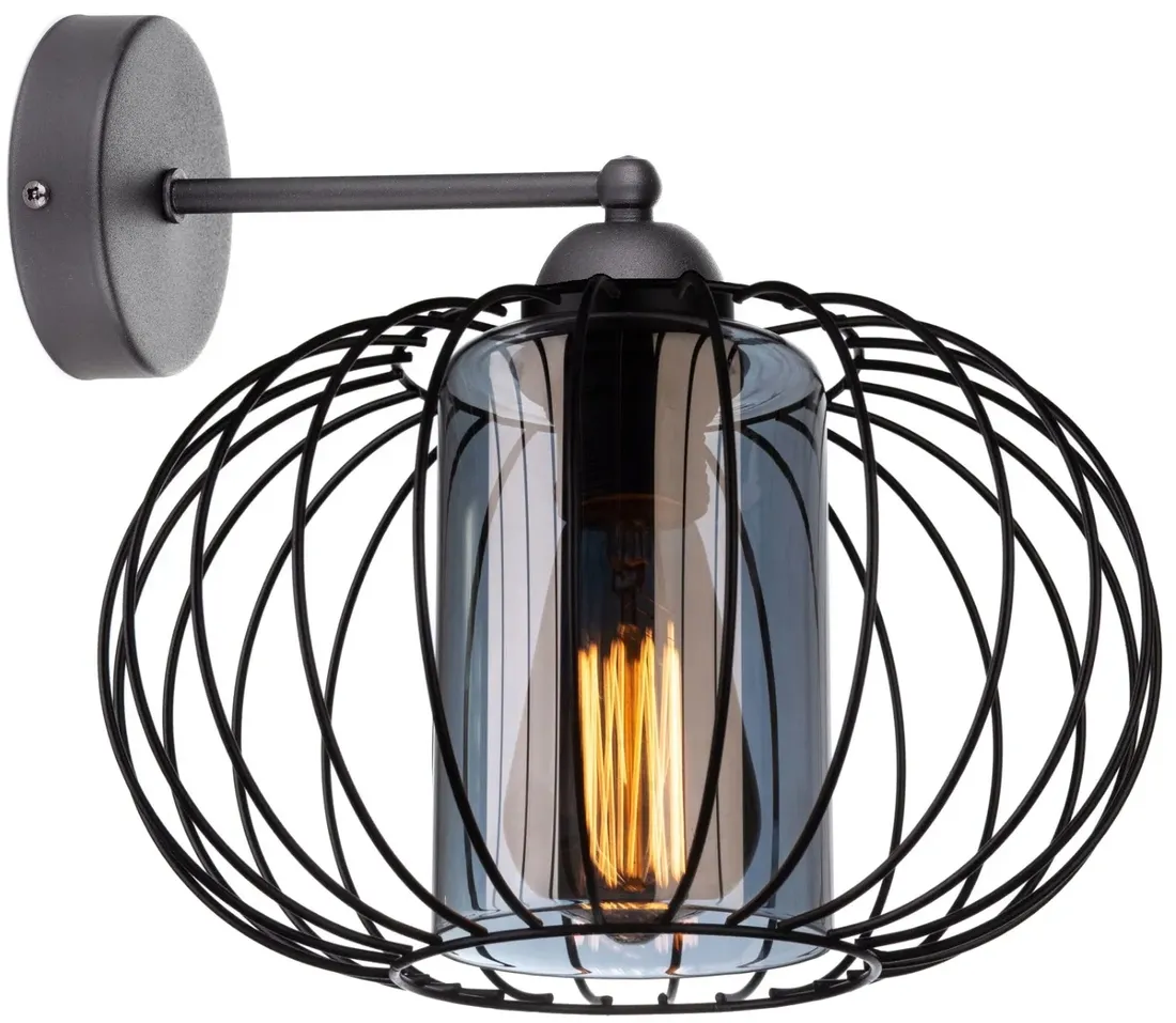 lampa-scienna-kinkiet-elipsa-klosz-grafit-stan-nowy