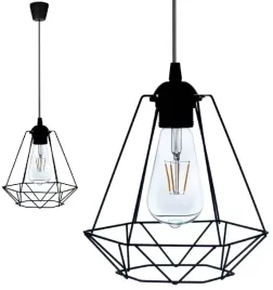 lampa-wiszaca-sufitowa-zyrandol-diament-loft-drut
