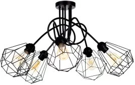 lampa-wiszaca-sufitowa-zyrandol-brylant-loft-drut