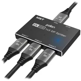 stacja-dokujaca-hub-adapter-1x3-displayport-8k-monitor-telewizor