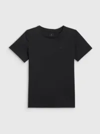 4f-t-shirt-dziewczecy-f2332-gleboka-czern-rozmiar-140
