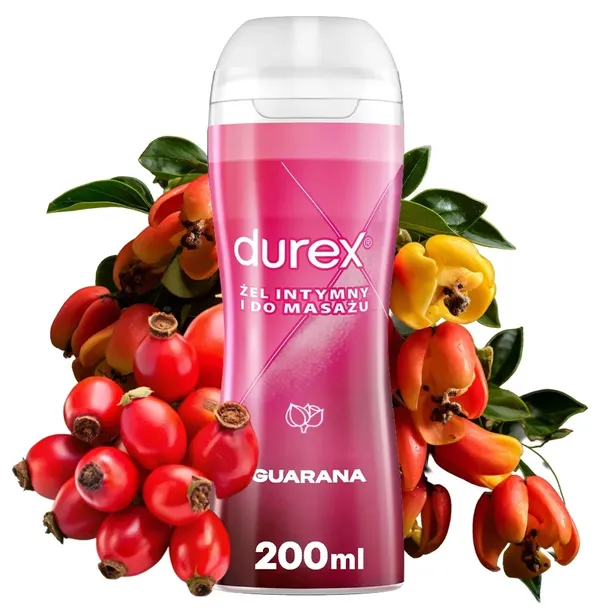 Żel intymny Durex Massage Lube Guarana 200 ml