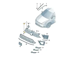 uchwyt-napisu-przod-grilla-vw-golf-sportsvan-oe