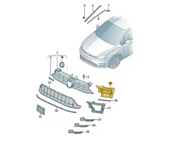 kratka-atrapa-zderzaka-przod-vw-golf-sportsvan-oe