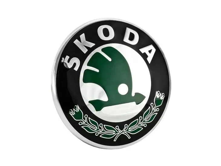 Nowy Oryginalny Emblemat Znaczek Tył/Przód Skoda OE