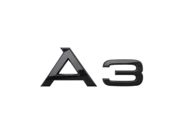 emblemat-znaczek-napis-a3-czarny-lewy-tyl-audi-oe
