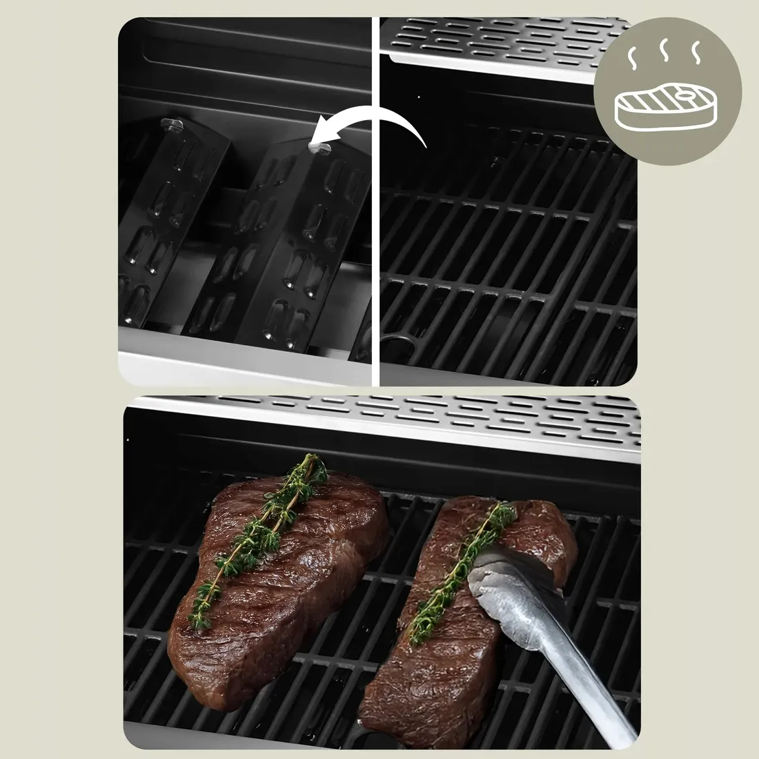 grill-gazowy-4-1-rusztem-zeliwnym-ogrodowy-1420-kw-nierdzewny-pokrowiec-stan-nowy