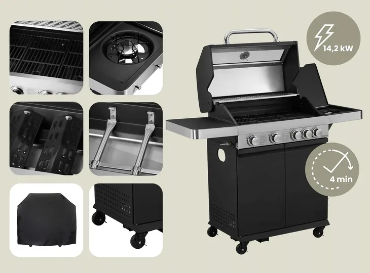 grill-gazowy-4-1-rusztem-zeliwnym-ogrodowy-1420-kw-nierdzewny-pokrowiec-wykonanie-rusztu-zeliwny