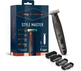 king-c-gillette-style-master-bezprzewodowy-trymer-4-nasadki