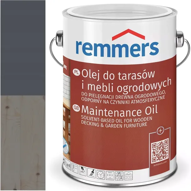 Remmers PFLEGE-OL olej do tarasów deski tarasowej RAL 7016 SZARY ANTR. 2,5L