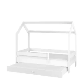 lozko-dzieciece-domek-podwojne-baby-boo-160x80-bialy-gladki