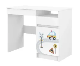 biurko-dzieciece-dla-dziecka-n40-baby-boo-bialy-gladki-auta