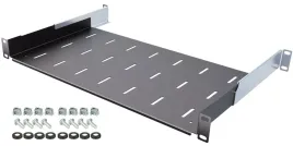 polka-rack-19-1u-250mm-regulowana-250-410-mm-do-szaf-rack-czarna-stalflex