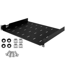 polka-rack-19-1u-350-mm-stala-standard-czarna-stalflex