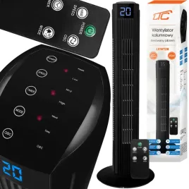wentylator-kolumnowy-cichy-27db-wiatrak-stojacy-pilot-jonizacja-zasieg-12m