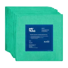 mr-rag-30x30cm-mikrofibra-zielona-250gsm-12-sztuk